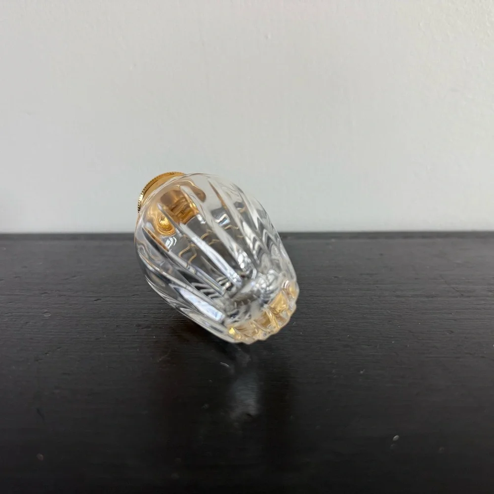 Waterford | Crystal Hanover Salt Shaker With Gold-Tone Lid Discontinued Marquis